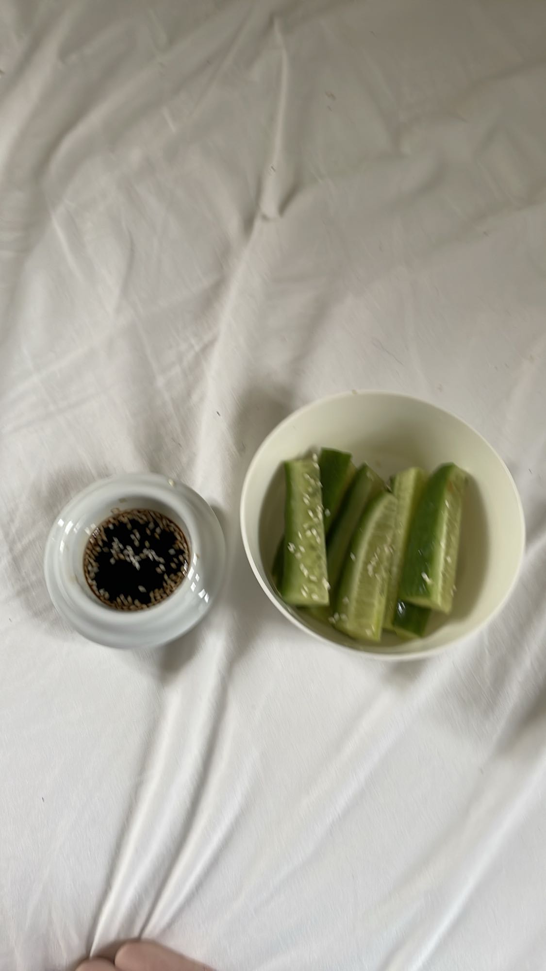 Gurkstavar med sojasås