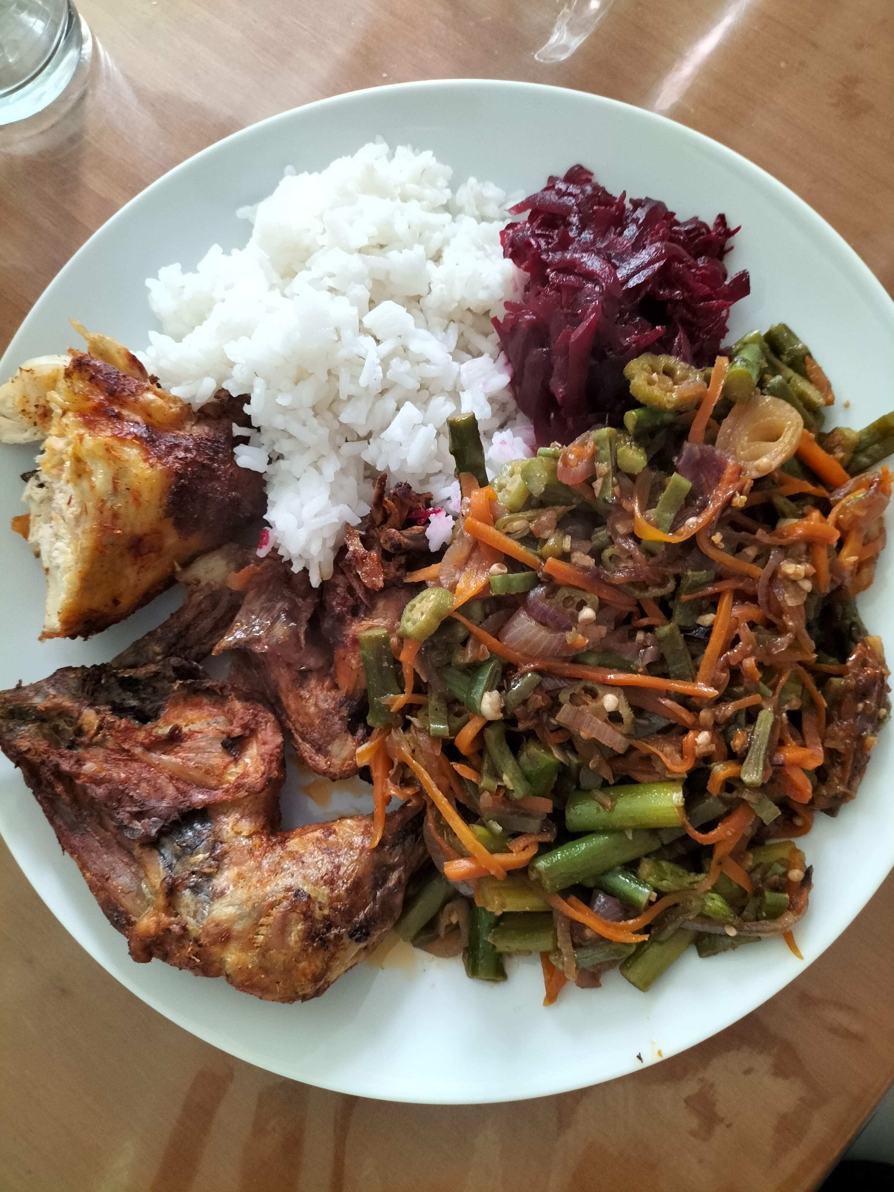 Grilled Chicken with Rice