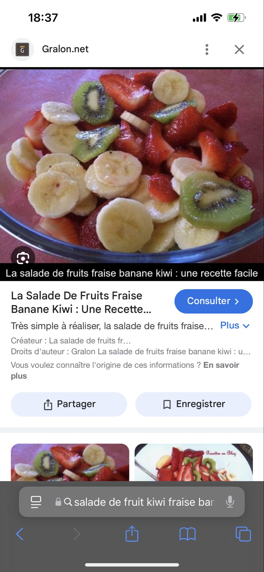 Salade de fruits