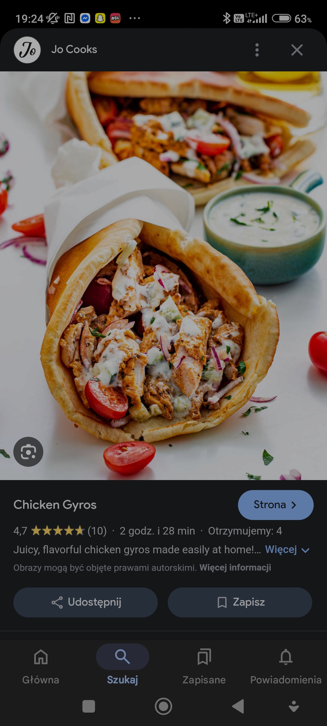 Chicken Gyros