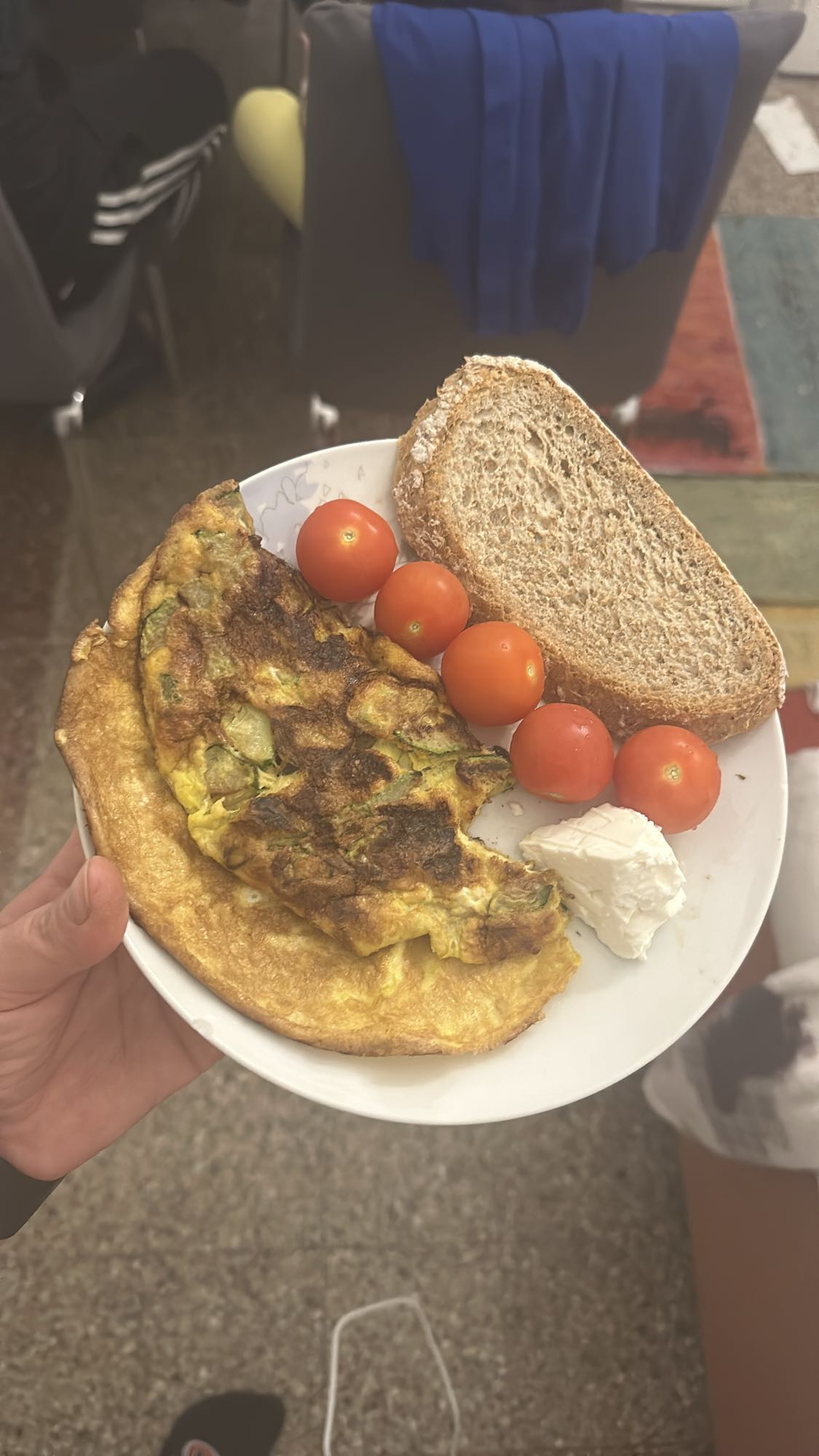 Veggie Omelette Plate