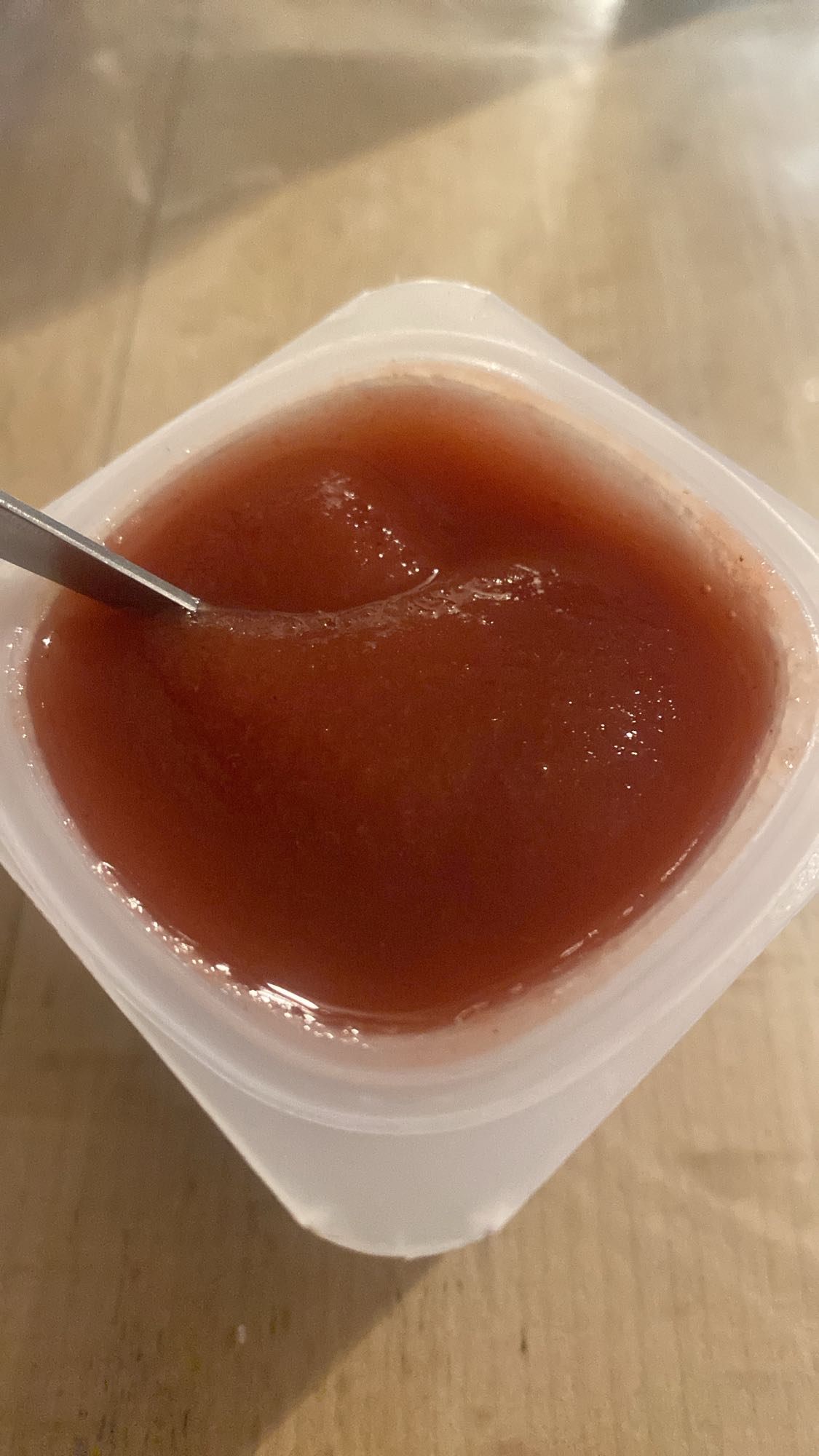 Compote de pommes fraises