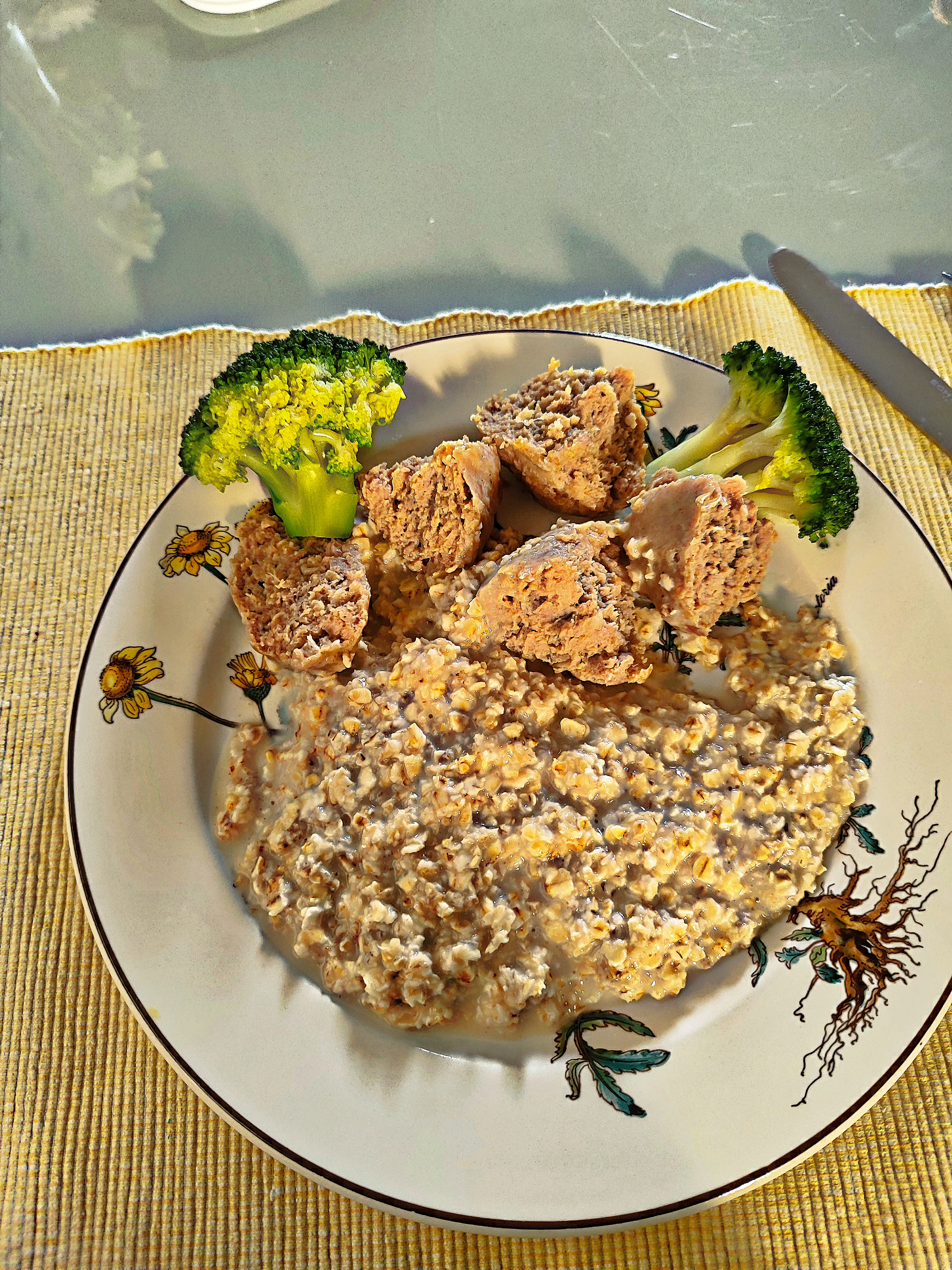 Oatmeal with Chicken