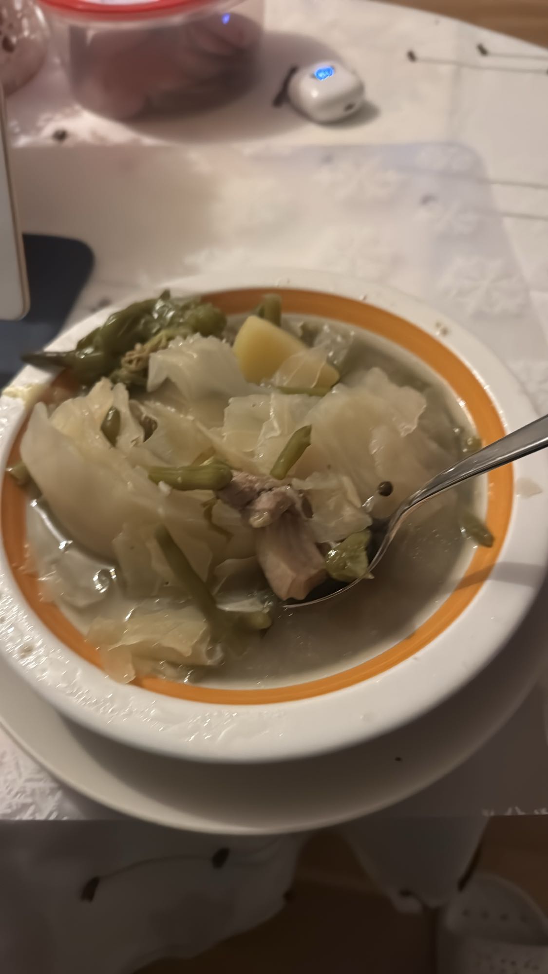 Grönsakssoppa med kött