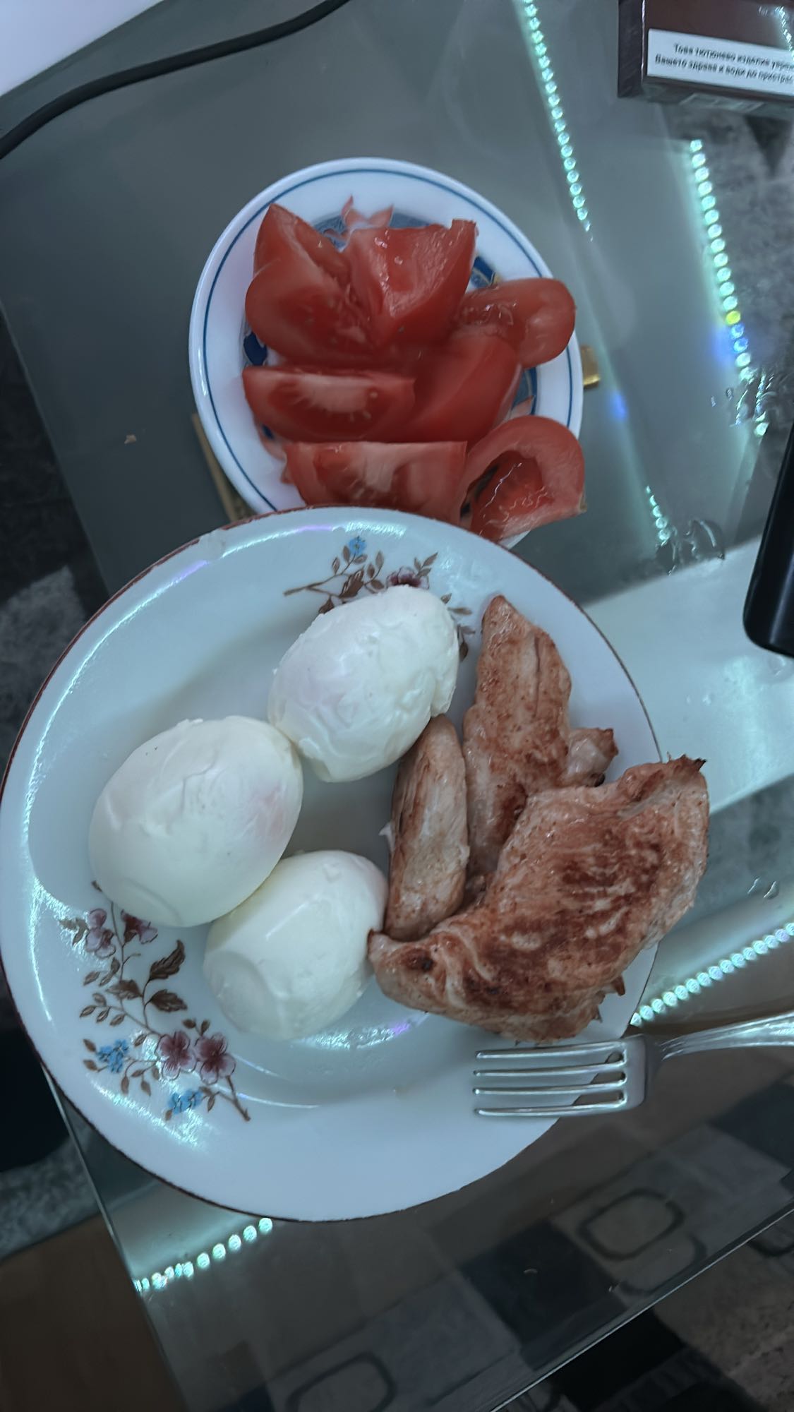 Boiled Eggs and Chicken