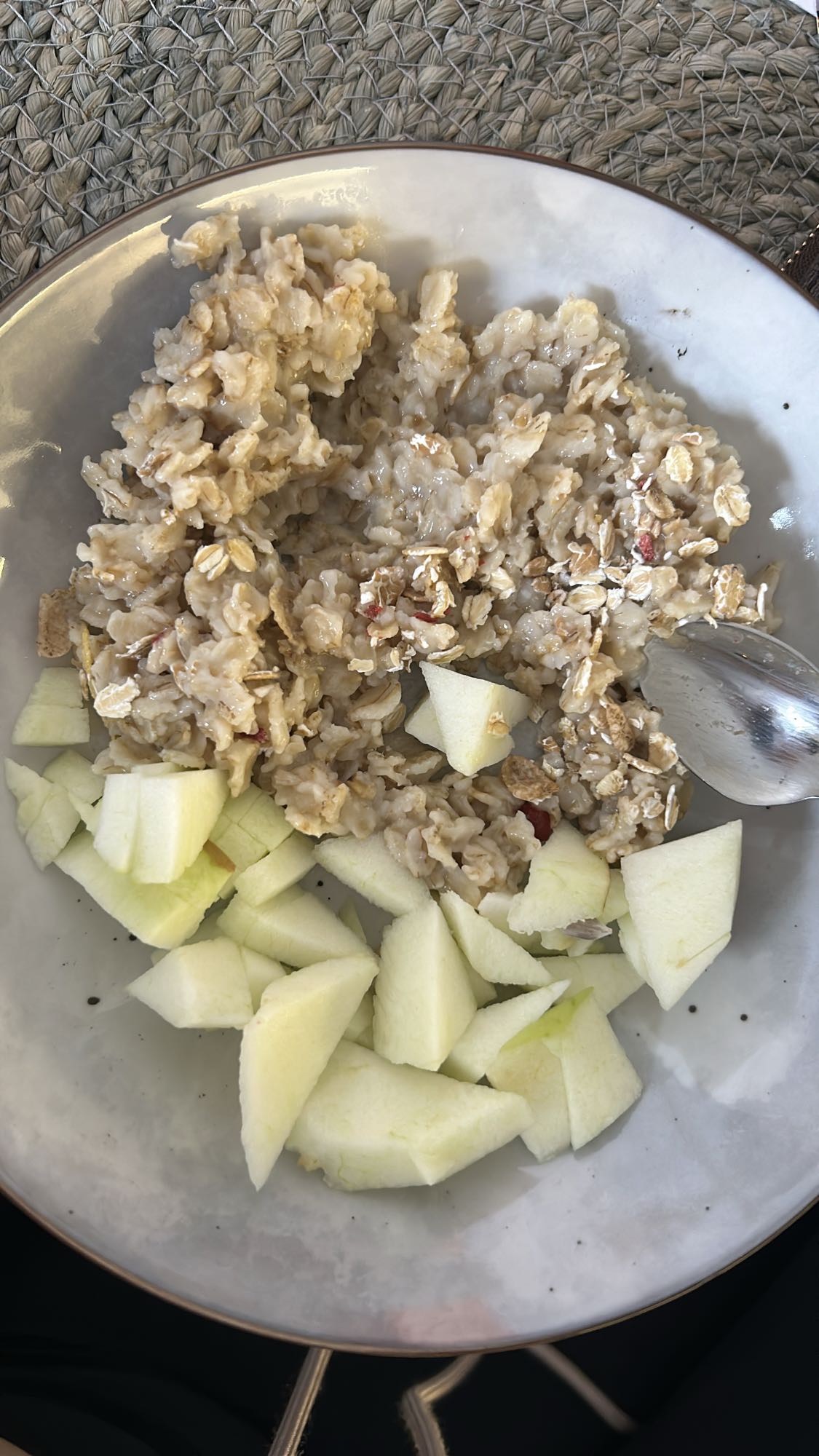 Owsianka z jabłkiem