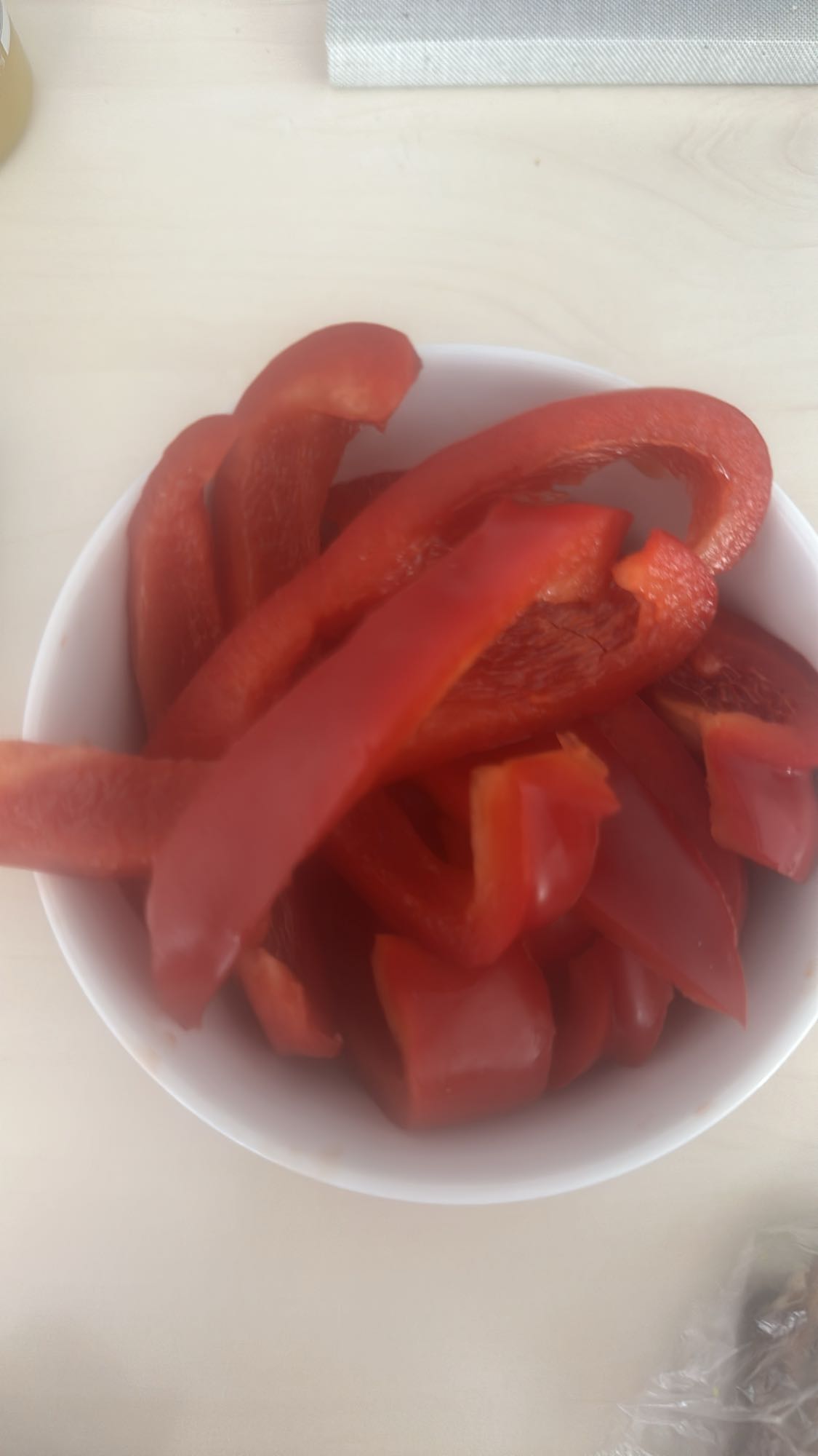 Pokrojona papryka czerwona