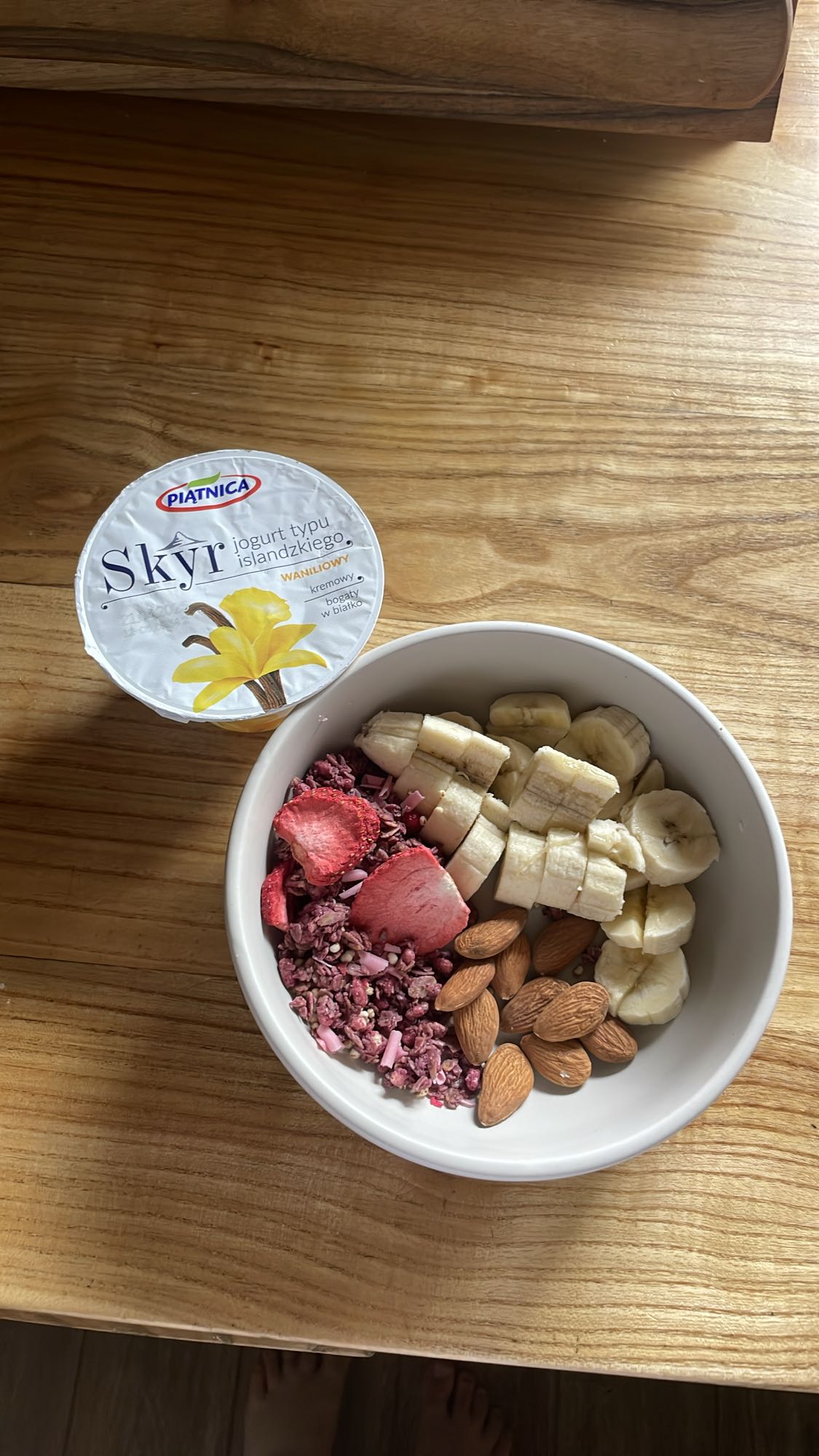 Yogurt Fruit Nut Bowl