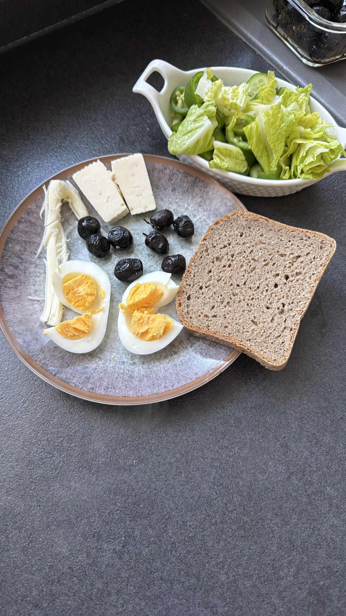 Ei-Käse Frühstücksteller