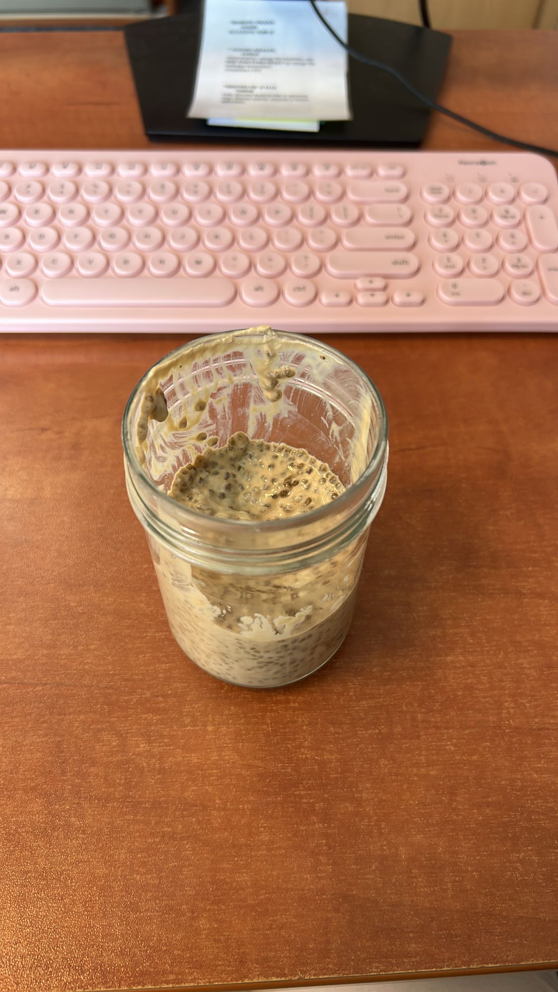 pudding chia z kawą