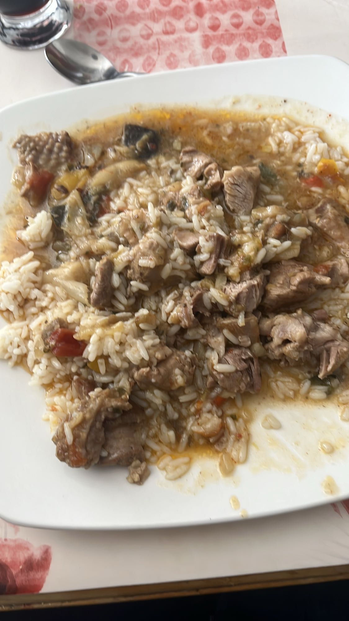 Riz au ragoût de viande