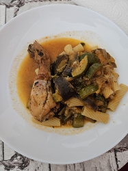 Hähnchen mit Gemüse