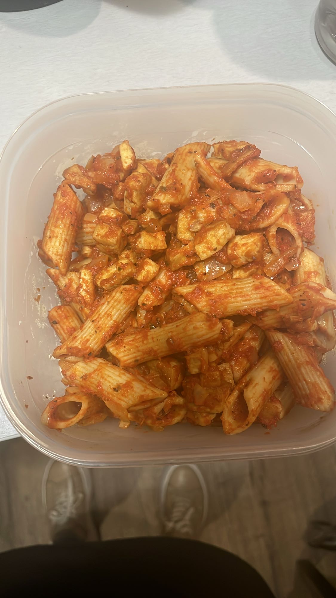 Makaron z kurczakiem