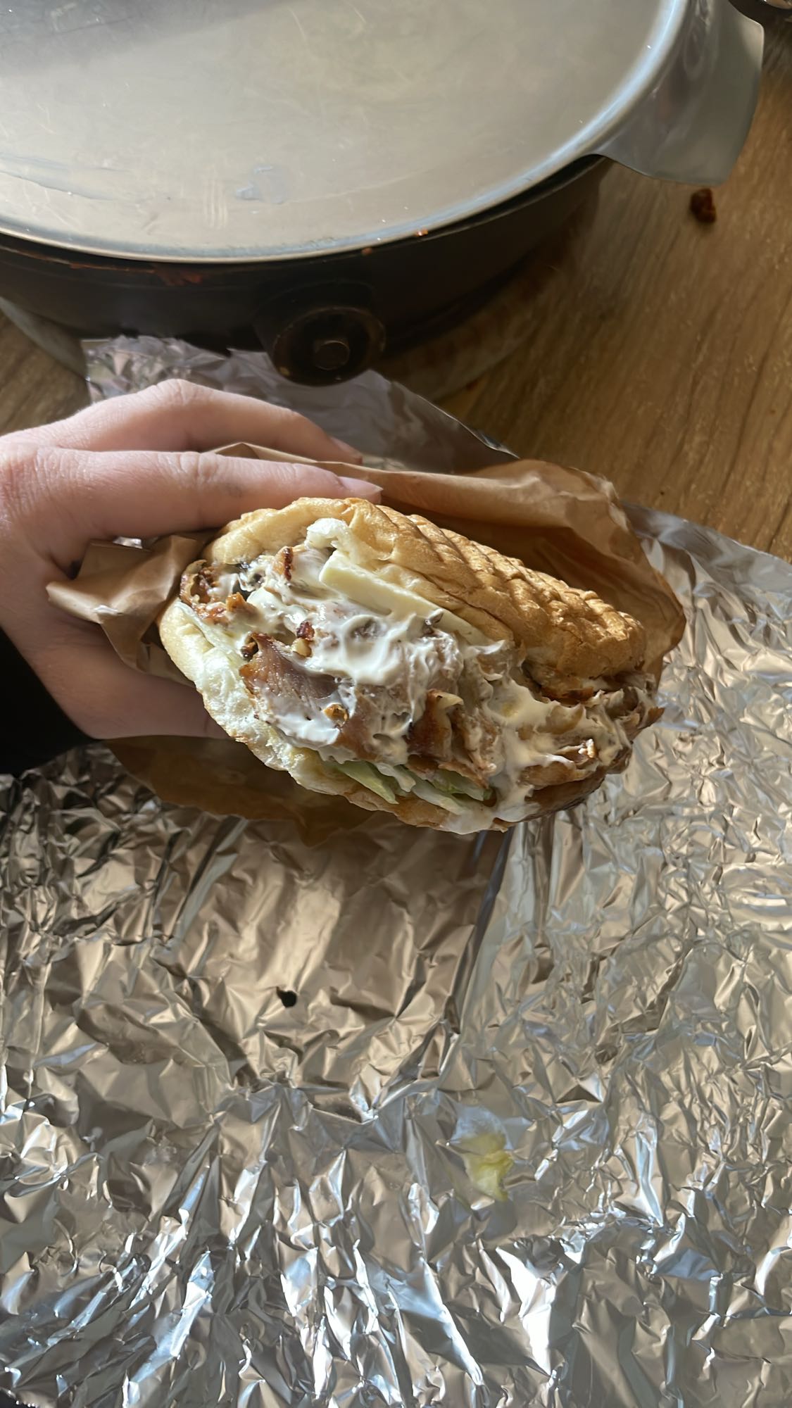 Hähnchen-Döner Sandwich