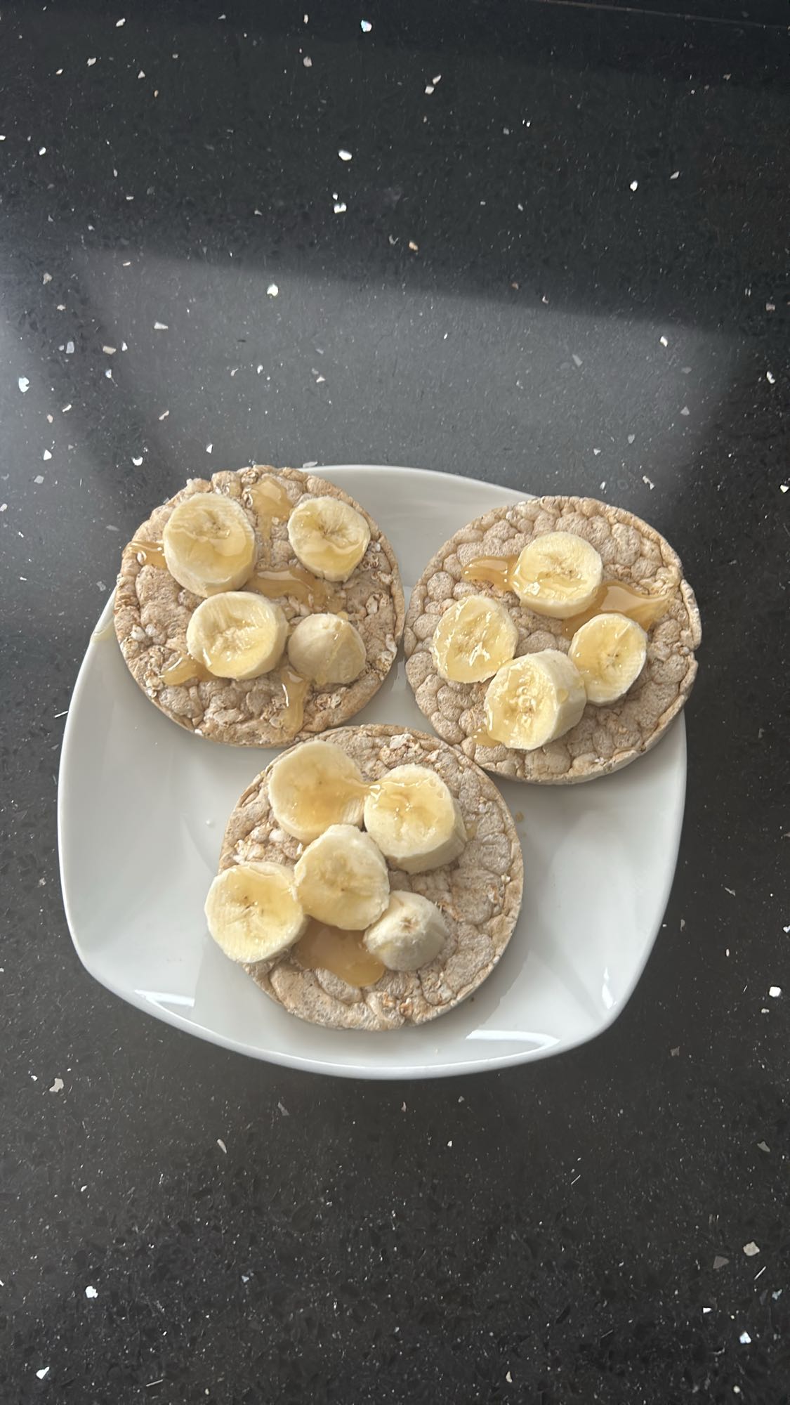 Banana Rice Cake Snack