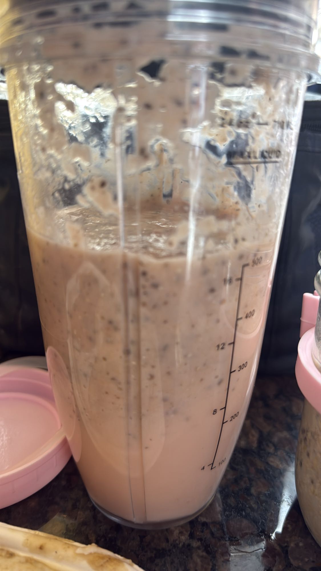 Smoothie aux flocons d'avoine