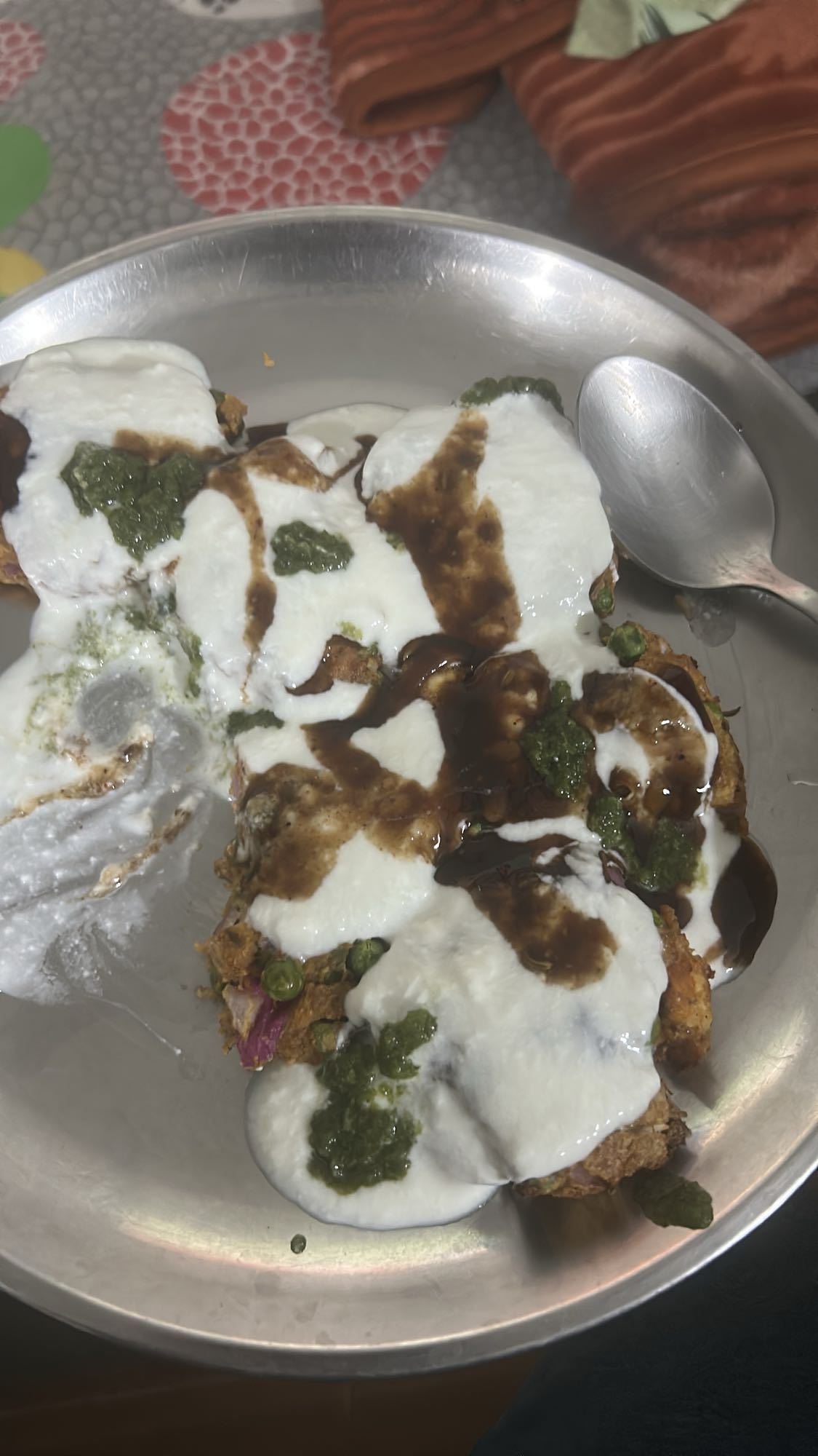 Dahi Aloo Tikki Chaat