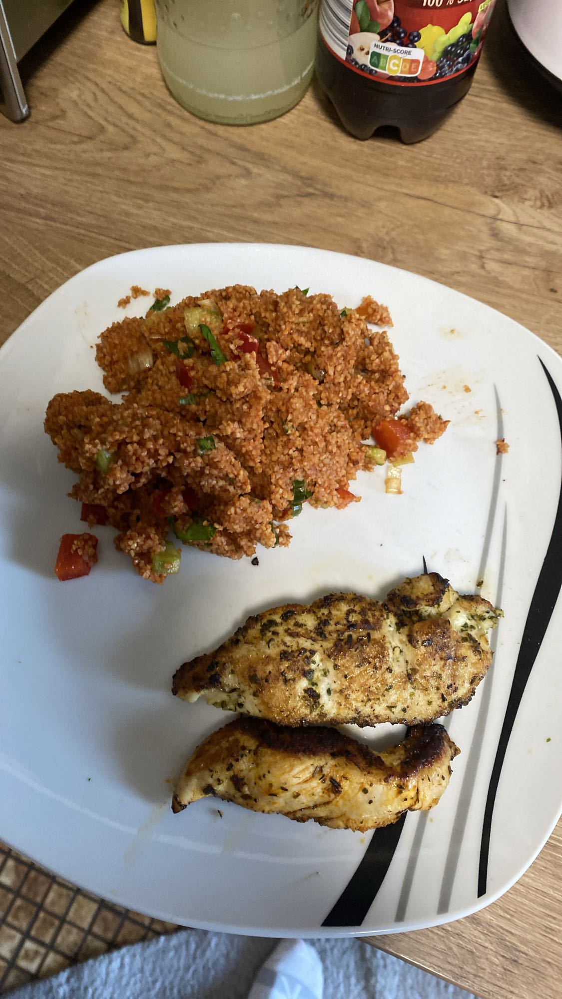 Hähnchen mit Bulgur