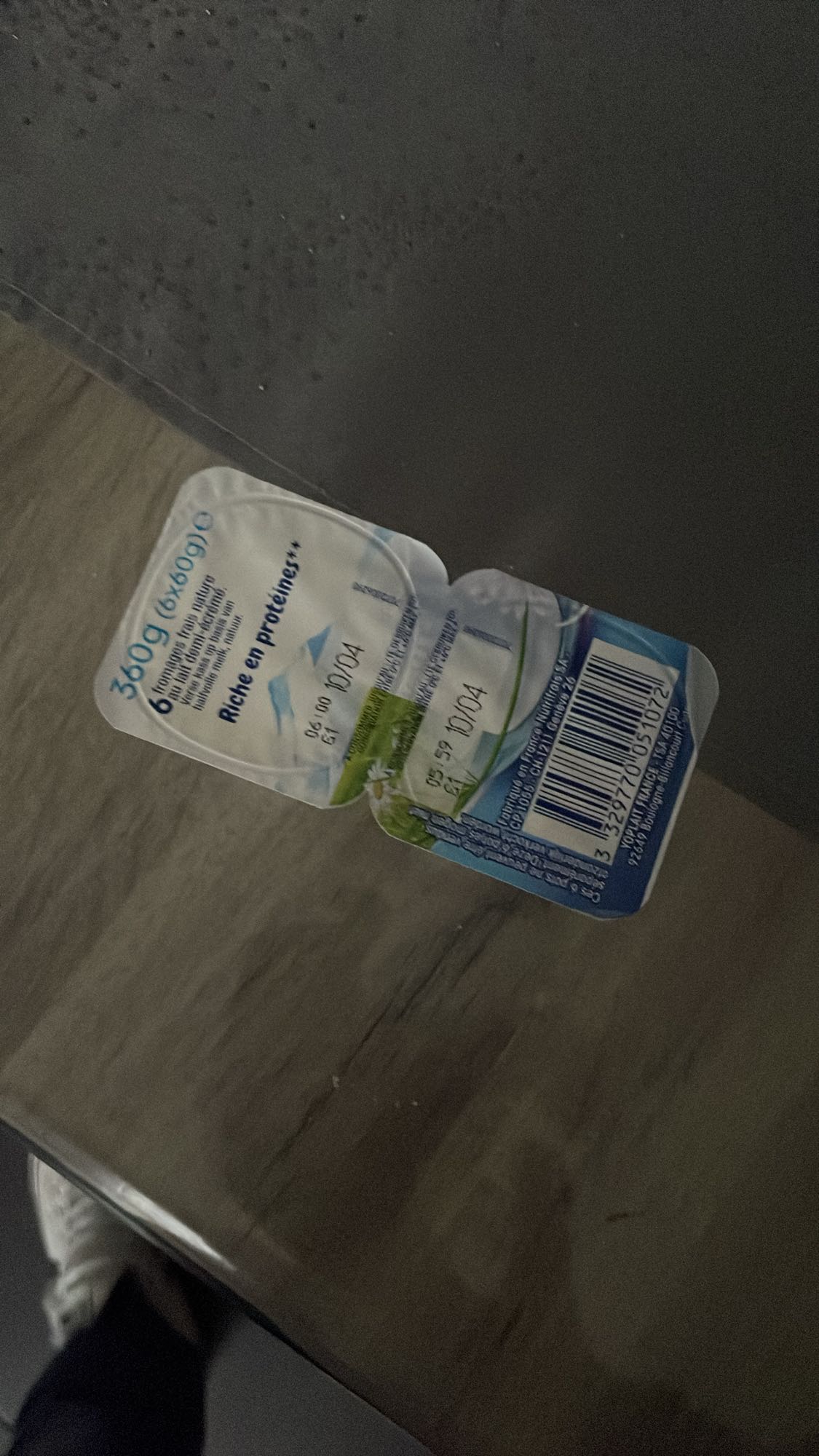 Yaourt nature protéiné