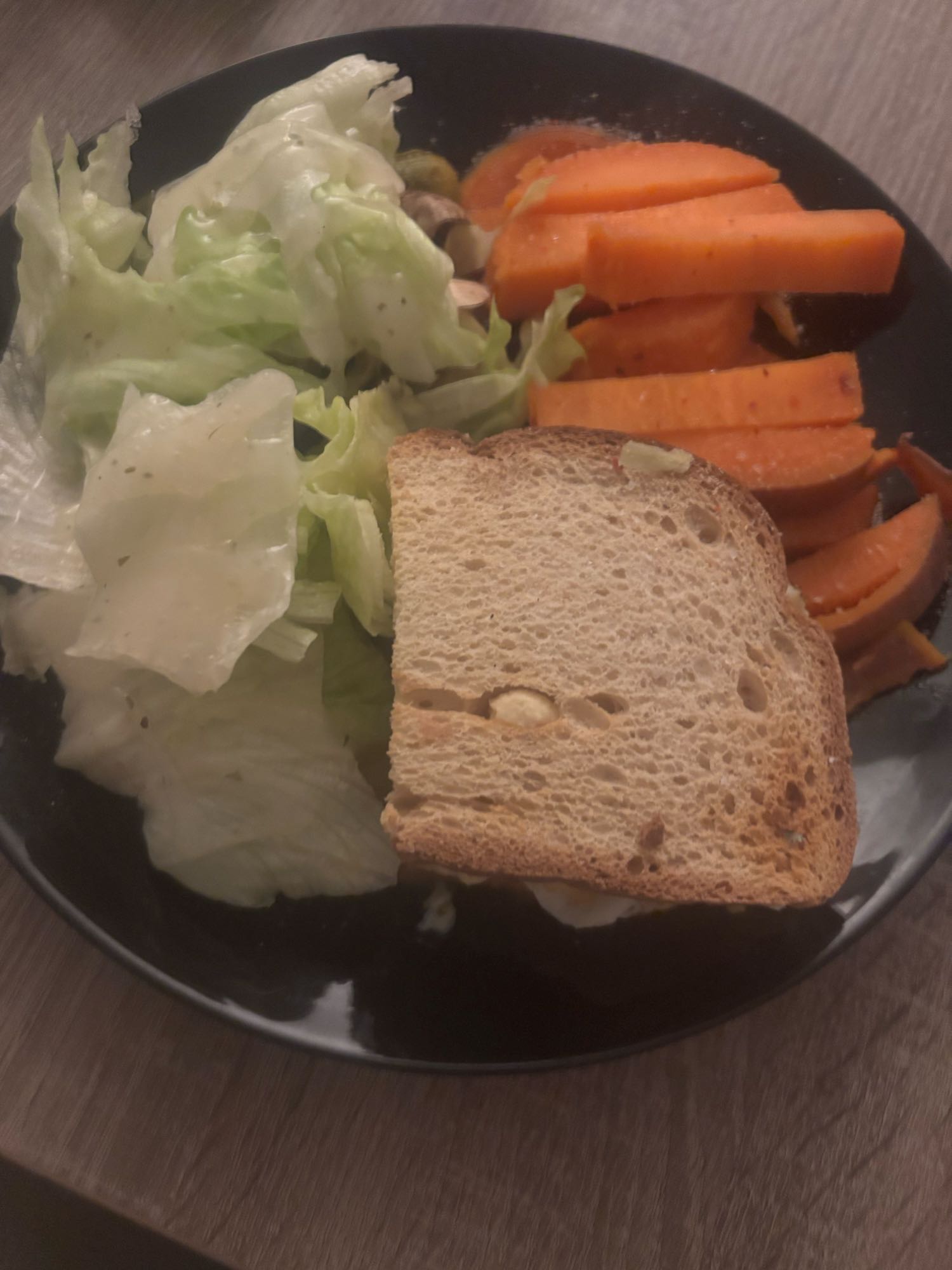 Sandwich et légumes