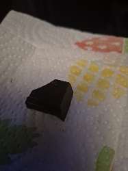 Carré de chocolat noir