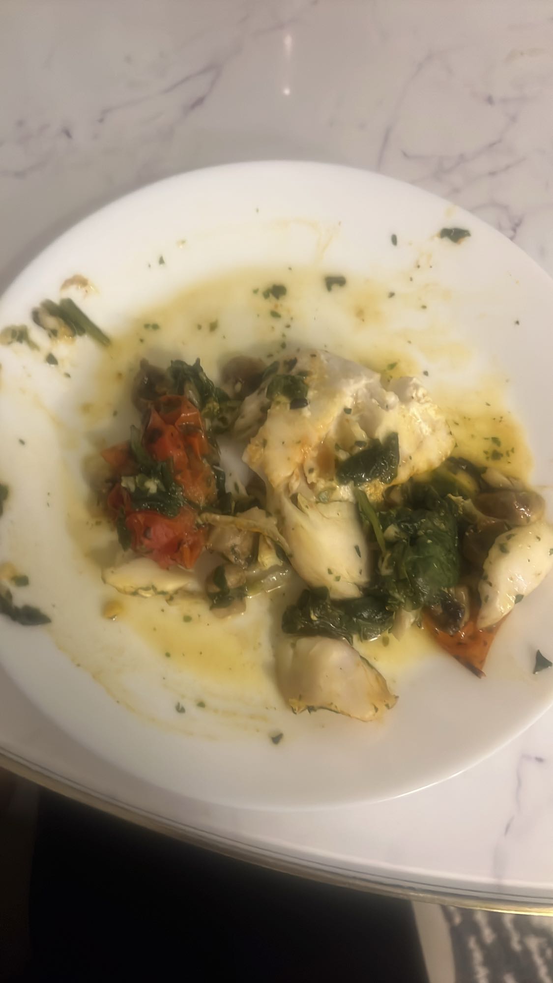 Ugnsbakad torsk med grönsaker