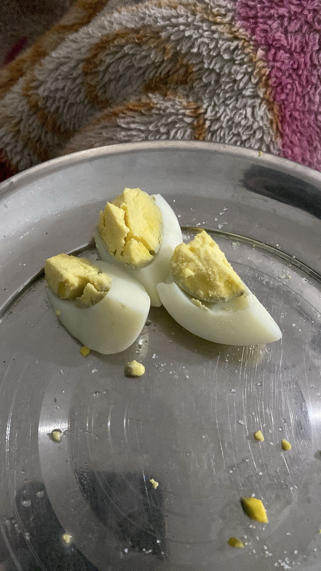 Boiled Egg Quarters