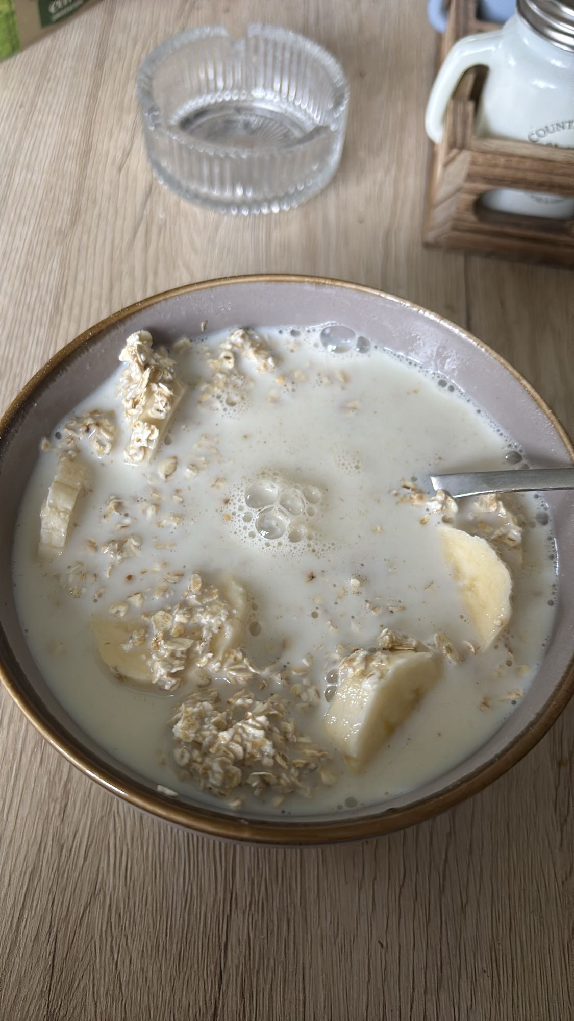 Haferflocken mit Banane