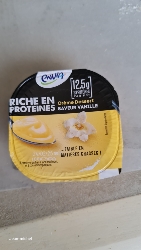 Dessert vanille protéiné