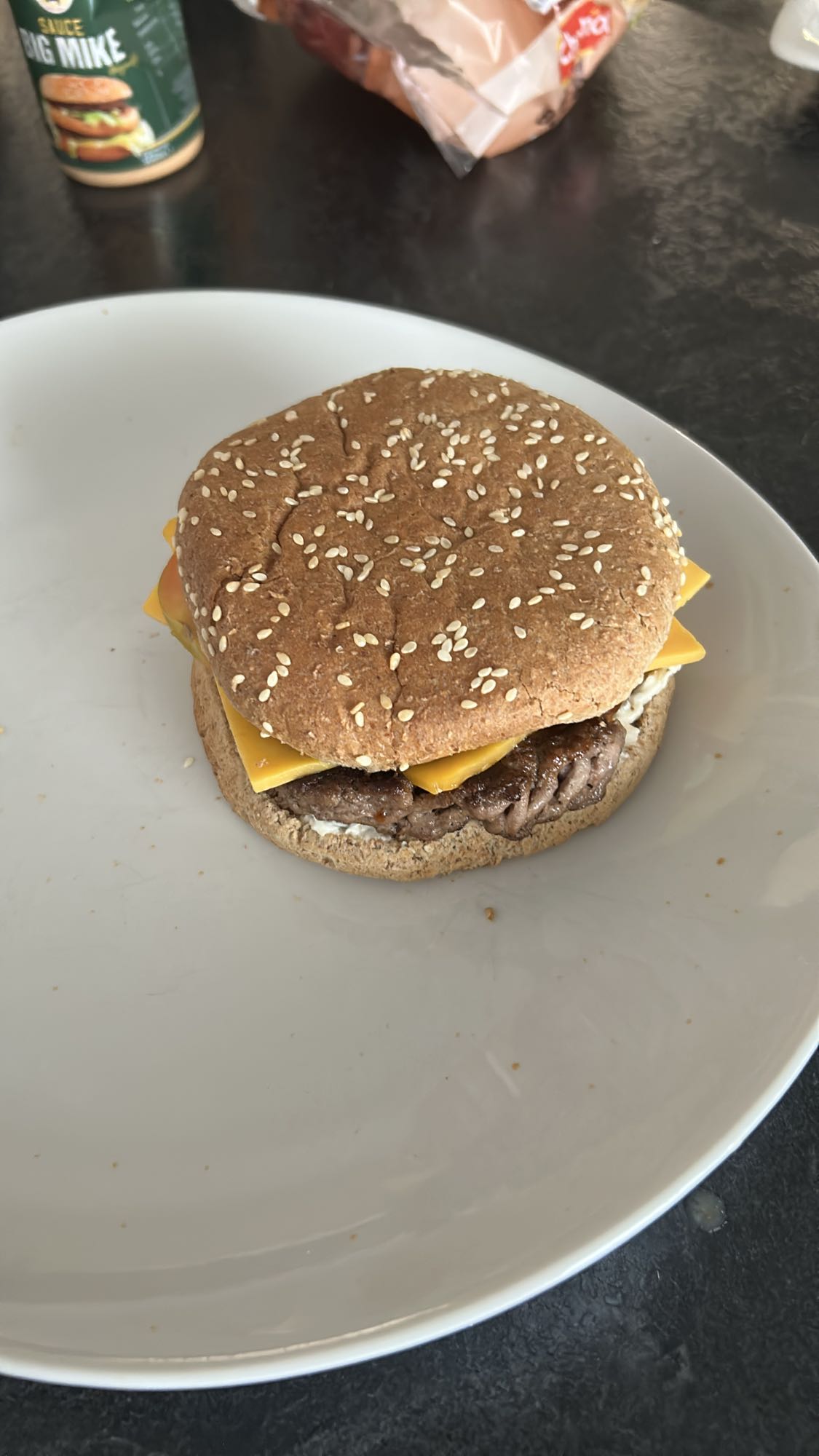 Burger au fromage