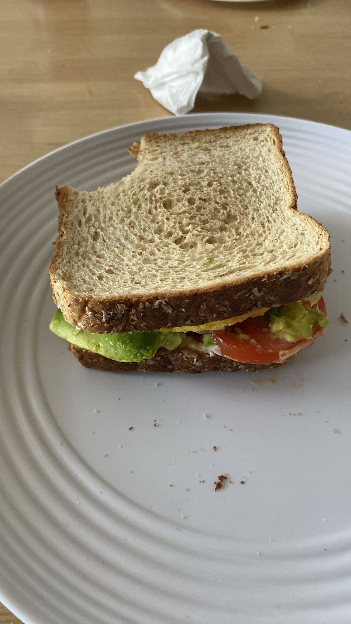 Sándwich de vegetales