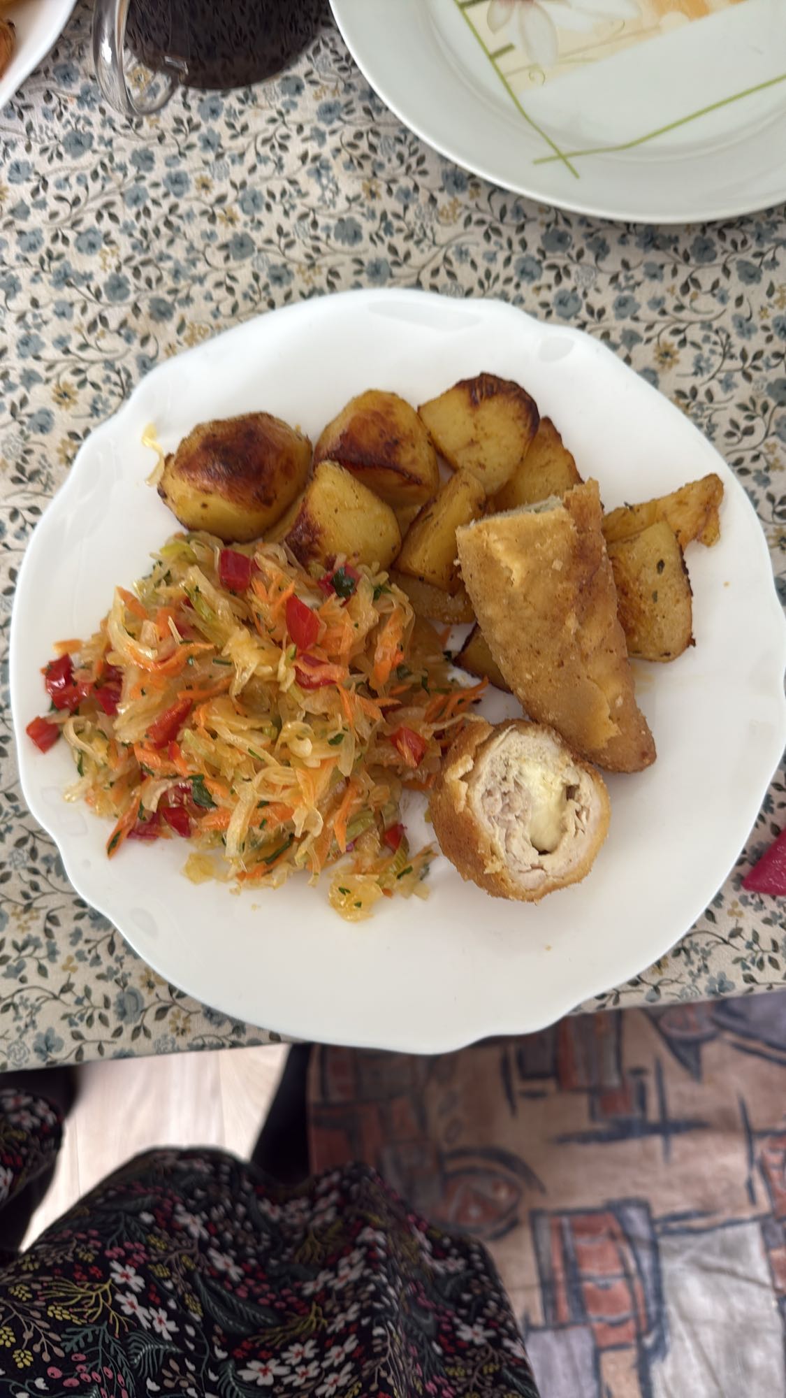 Kotlet z ziemniakami