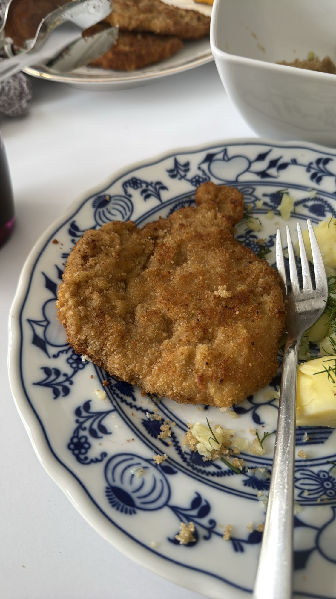 Kotlet schabowy z ziemniakami