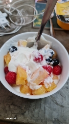 Yaourt aux fruits frais