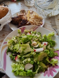 Grilled Chicken with Salad