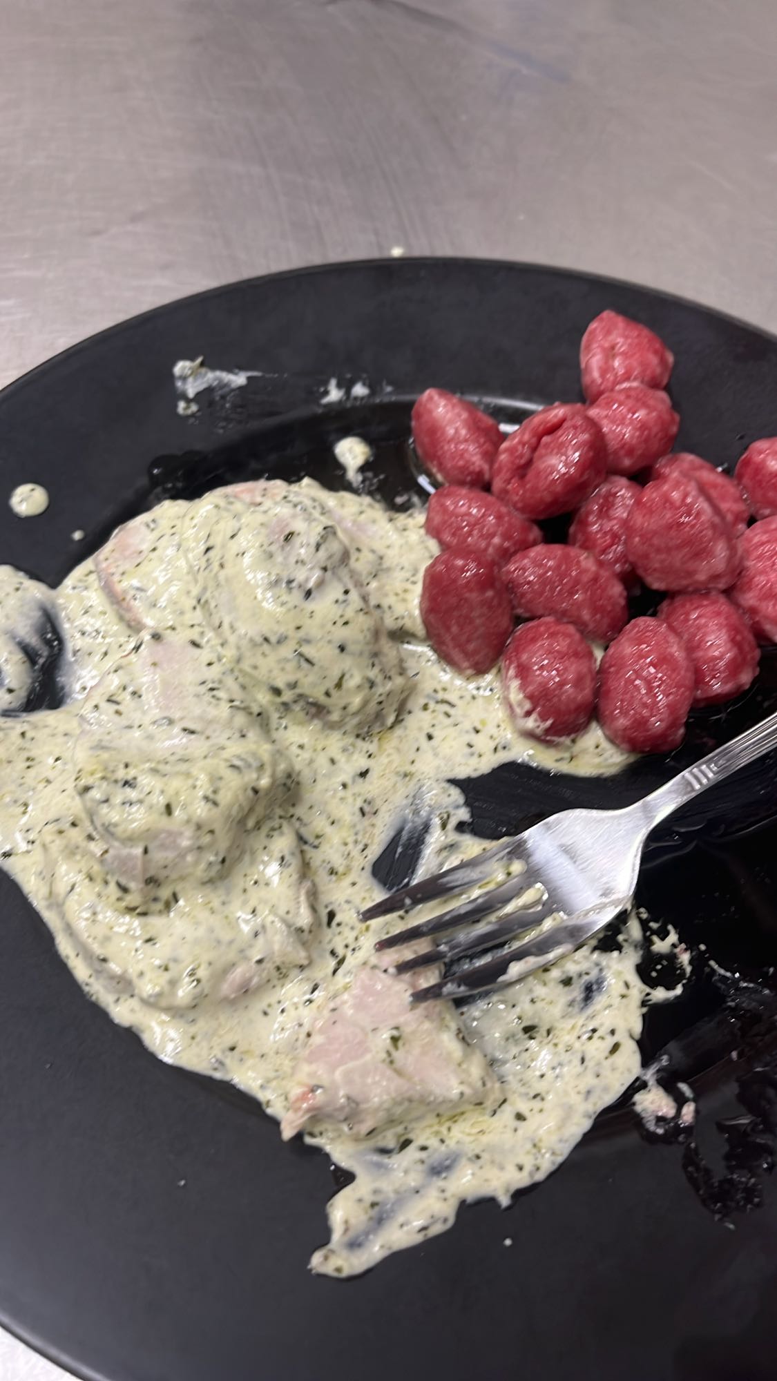 Polędwiczki z kluskami