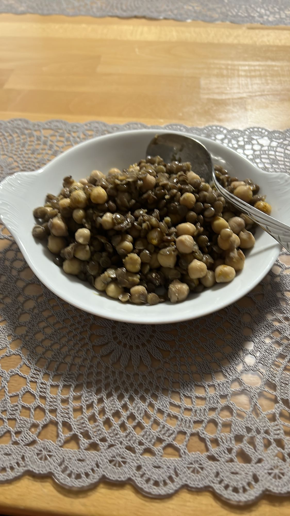 Linsen-Kichererbsen-Salat