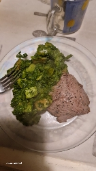 Boeuf et légumes verts