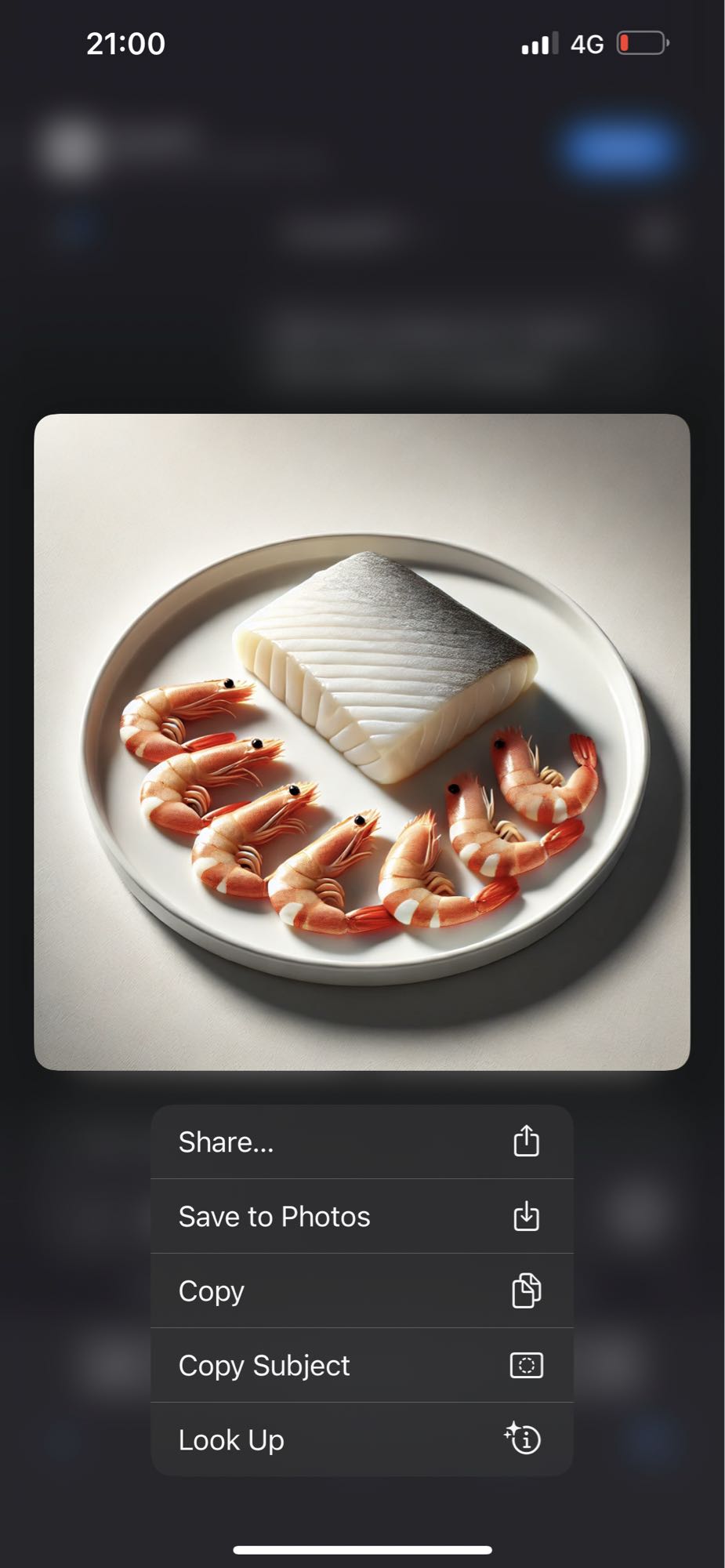 Fish and Shrimp Plate