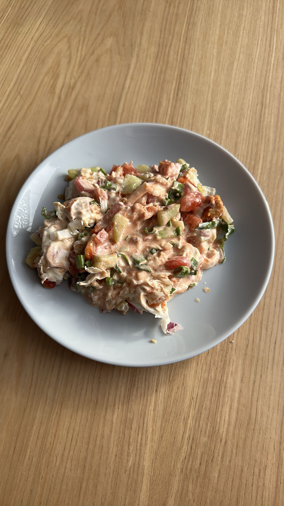 sałatka z kurczakiem