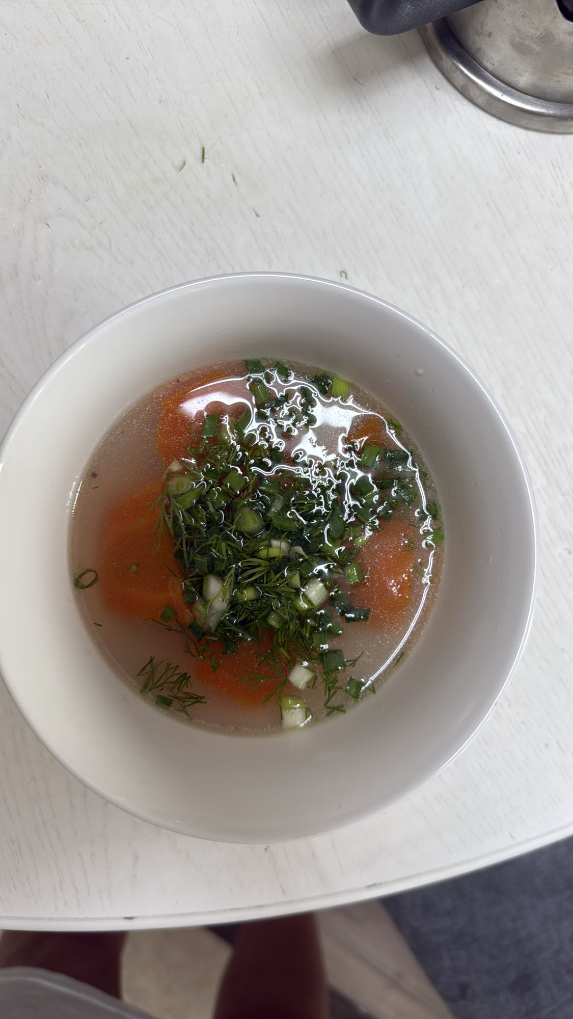 овощной бульон с зеленью