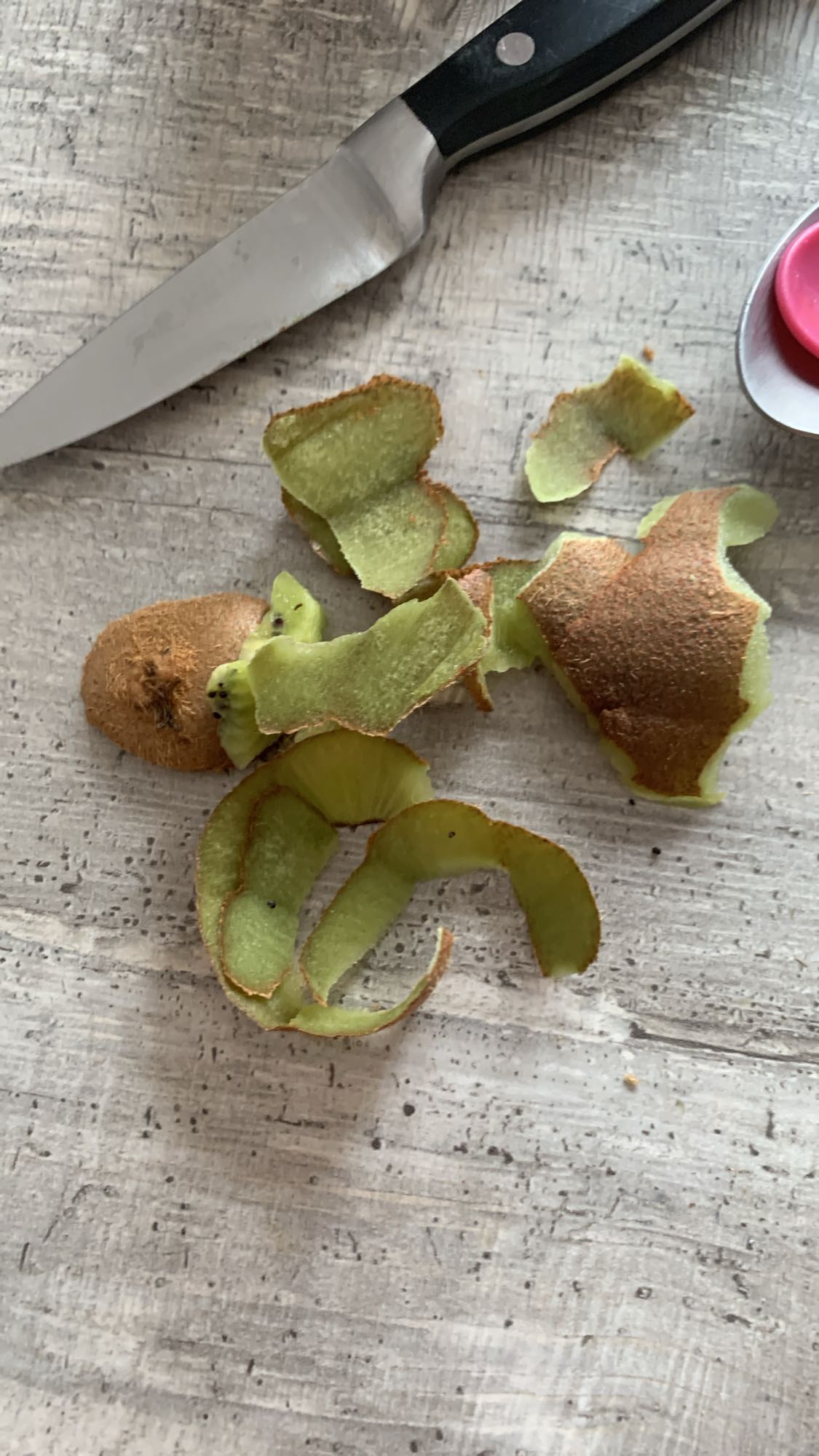 Épluchures de kiwi
