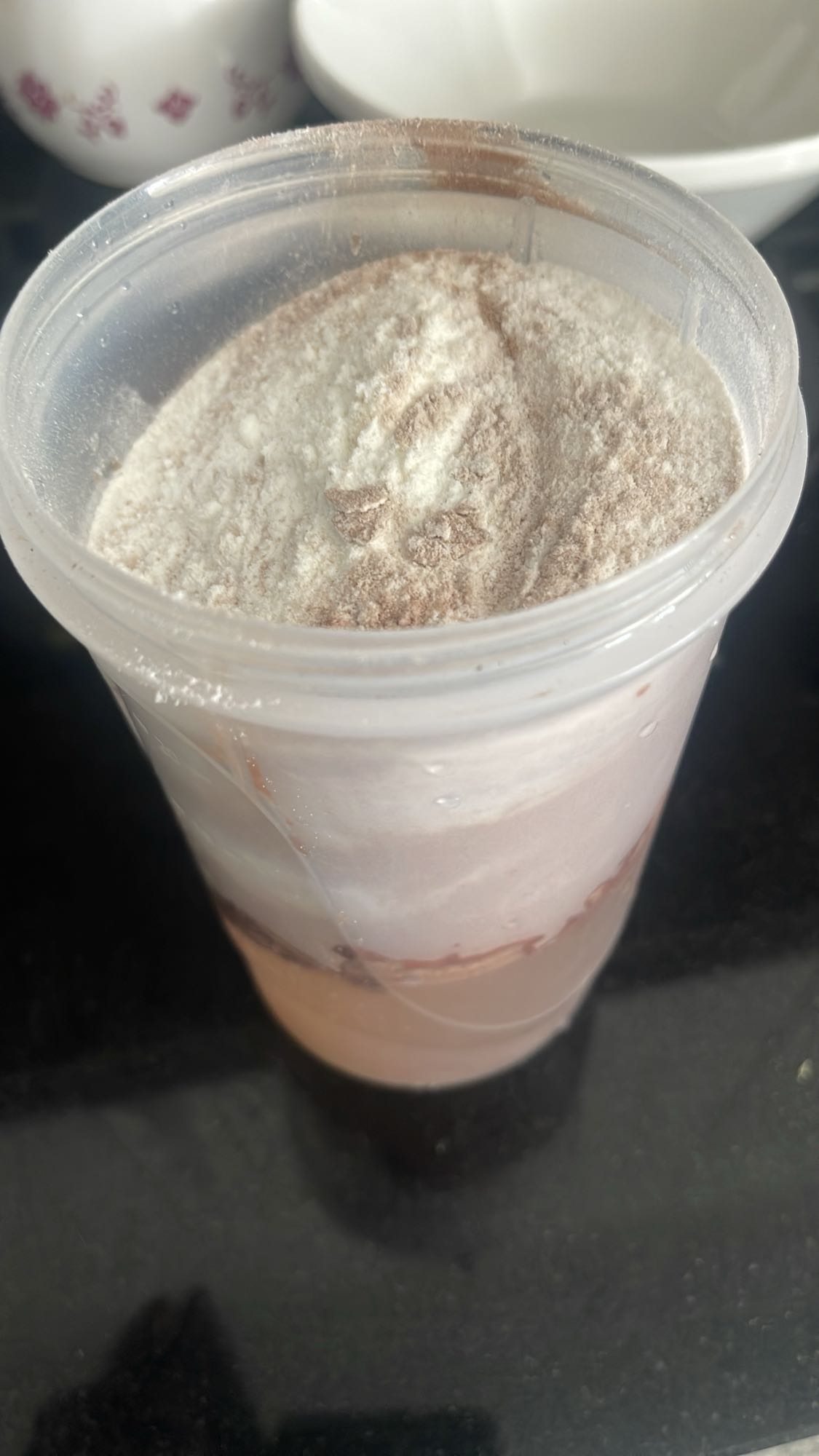 Шоколадный протеиновый коктейль