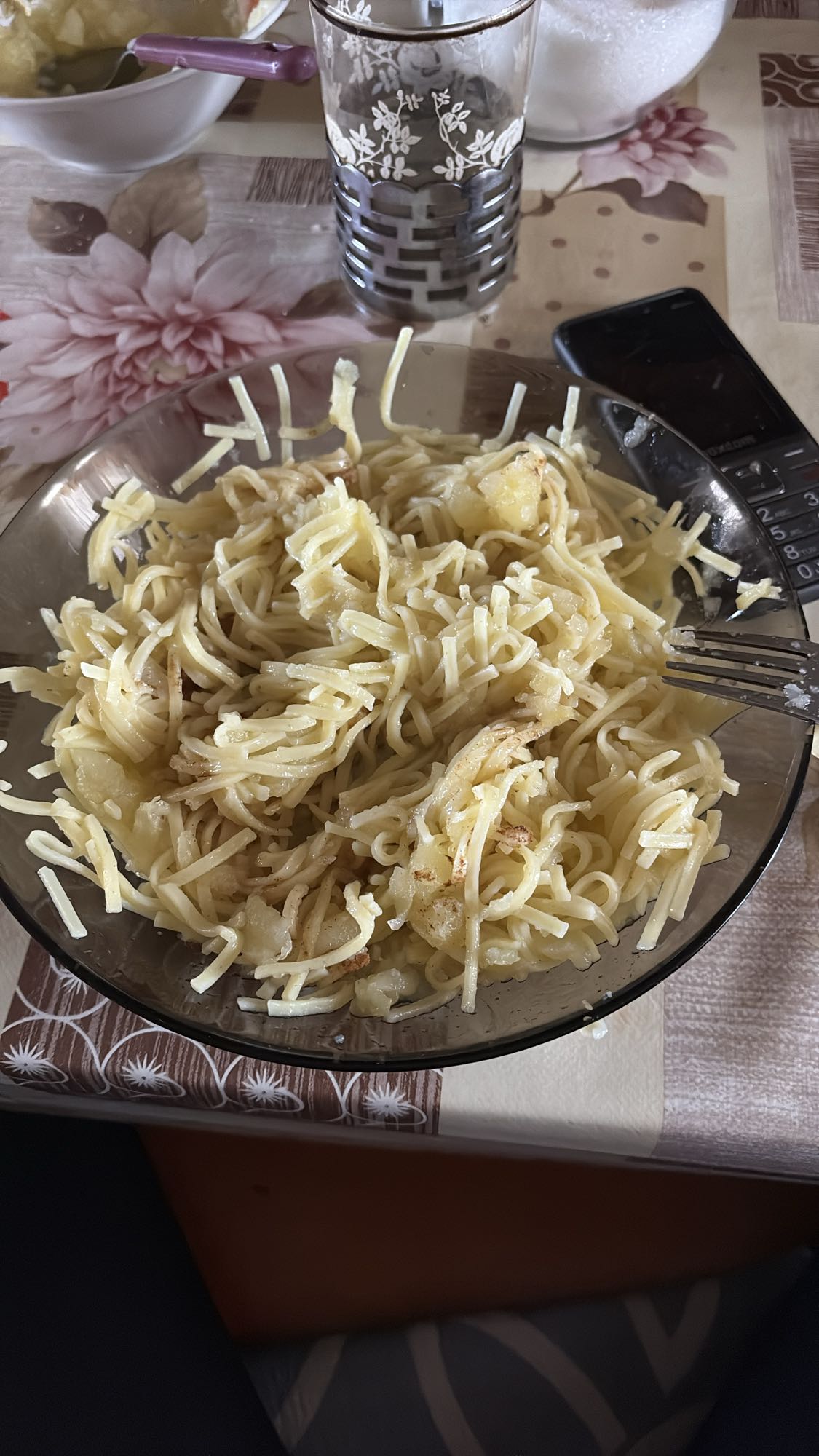 Makaron z ziemniakami