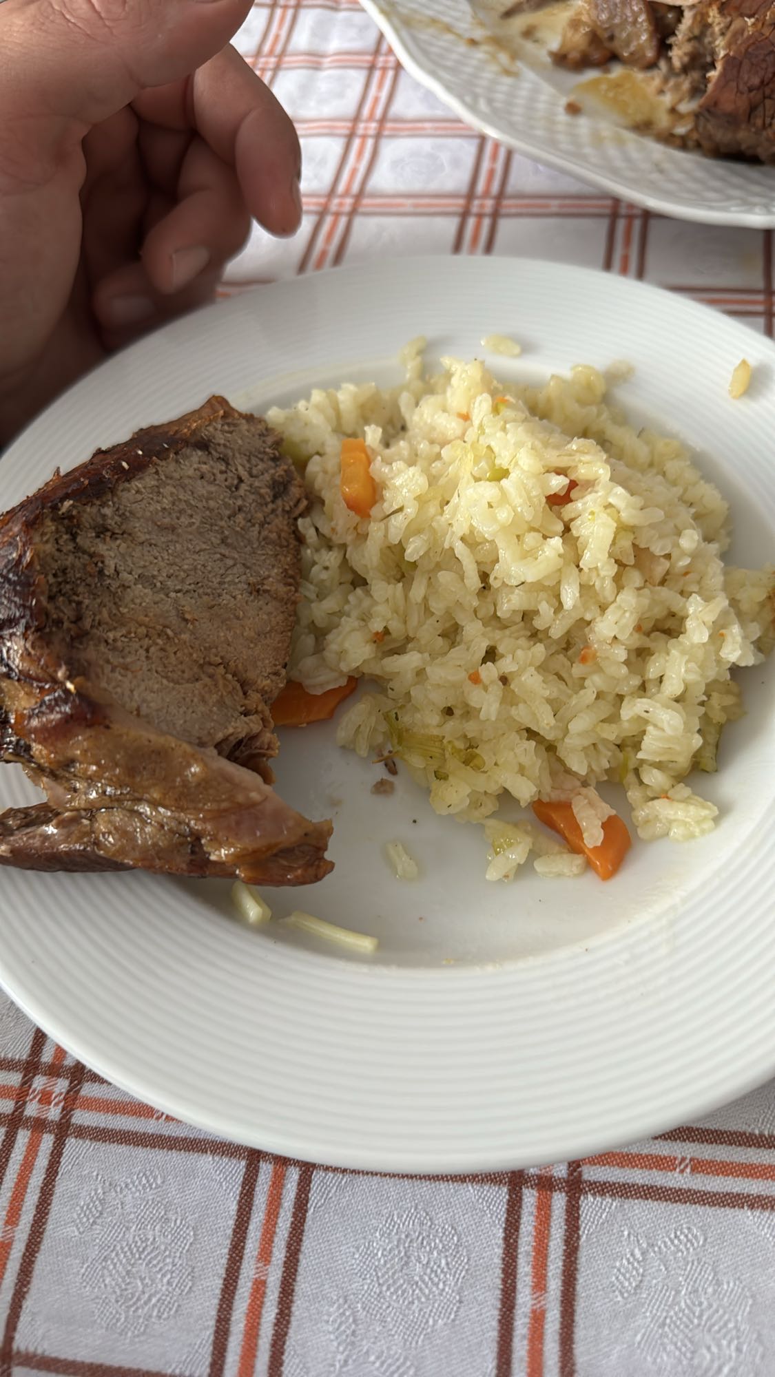 Rindfleisch mit Reis