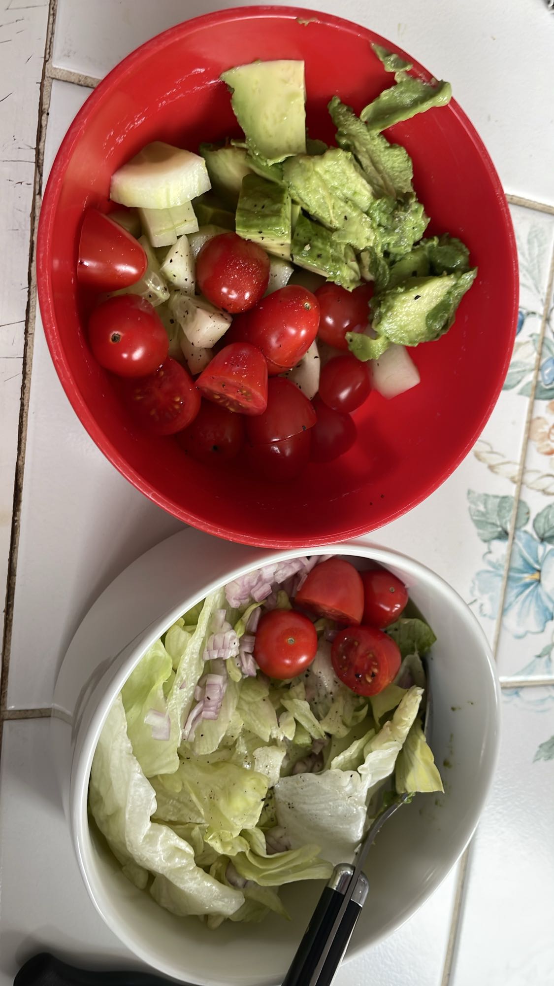 Salade fraîche avocat