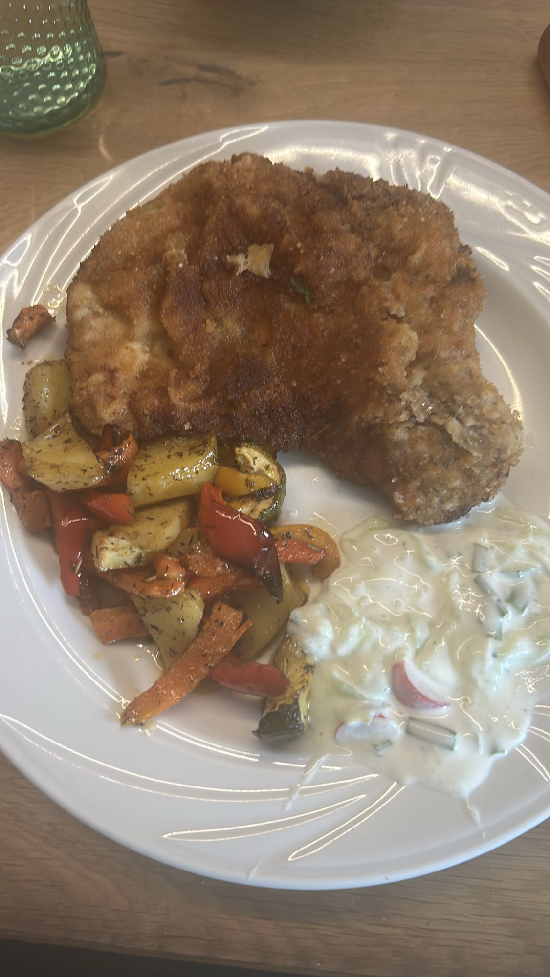 Schabowy z warzywami