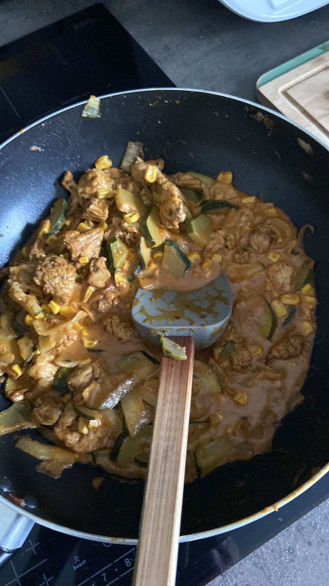 kurczak w sosie curry