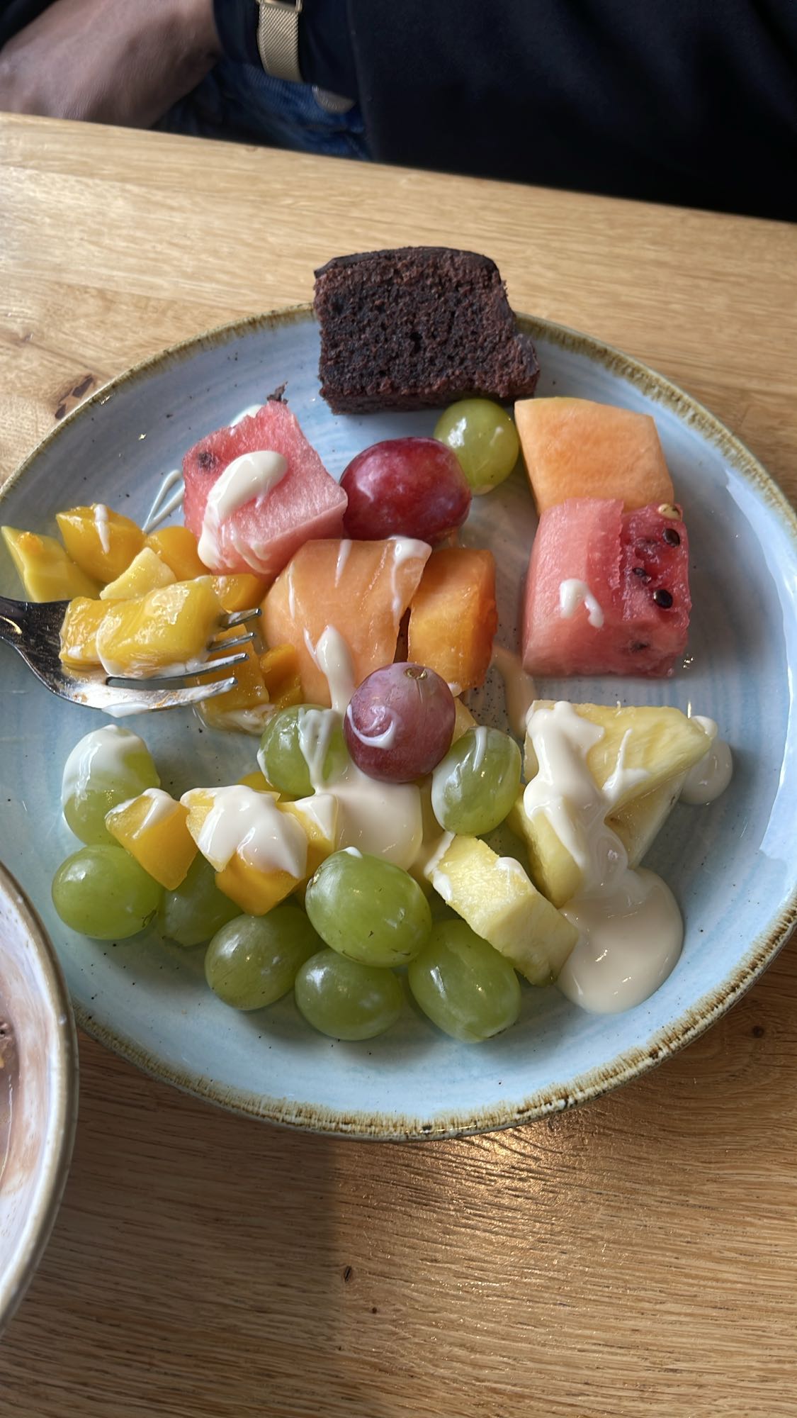 Fruit Salad with Cake