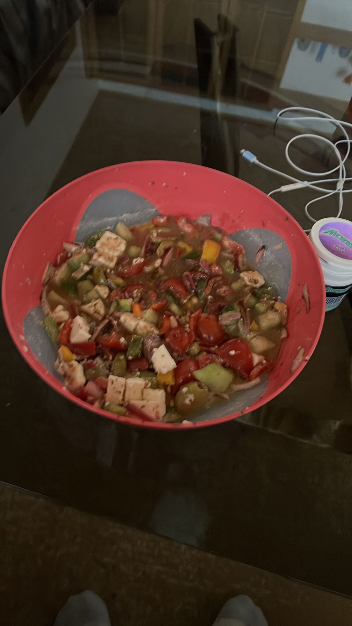 Gemischter Salat mit Feta